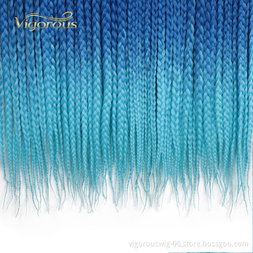 High Temperature Cheapest Long Ombre African Synthetic For Natural Hair Black Thin Twists Hairstyles For Women